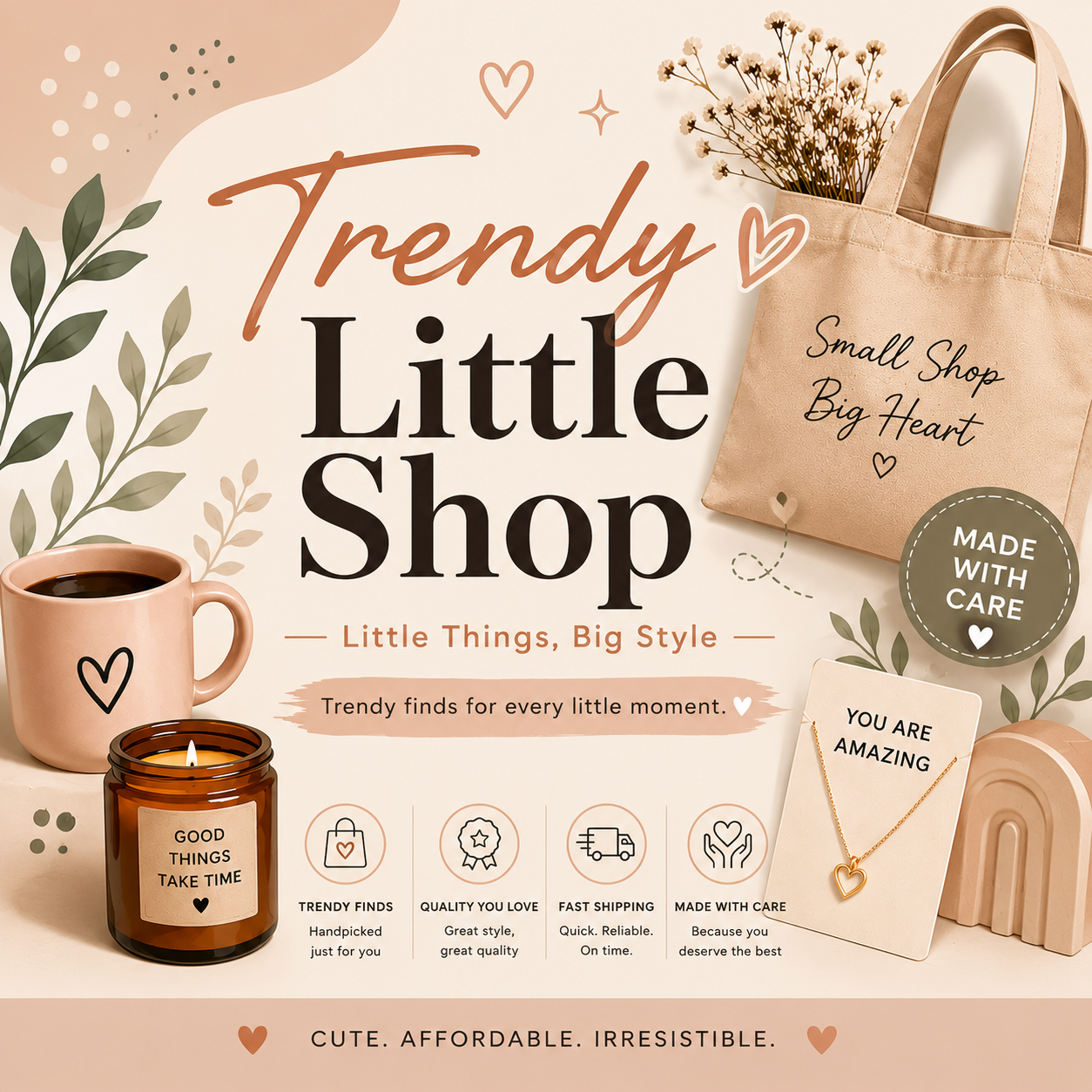Trendy little shops